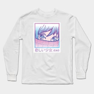 CryingGirl.exe Long Sleeve T-Shirt